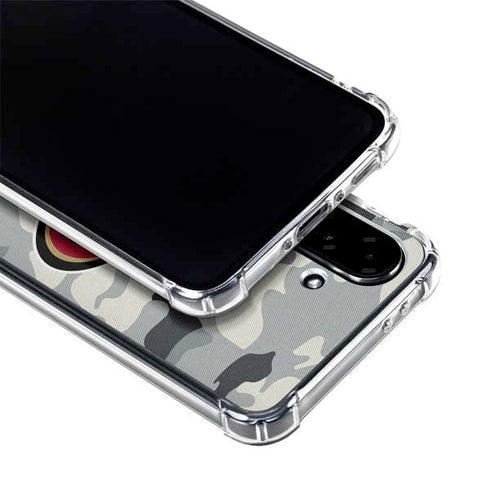 NFL San Francisco 49ers Camo Galaxy A36 5G Clear Case