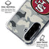 NFL San Francisco 49ers Camo Galaxy A36 5G Clear Case