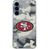 NFL San Francisco 49ers Camo Galaxy A55 5G Clear Case