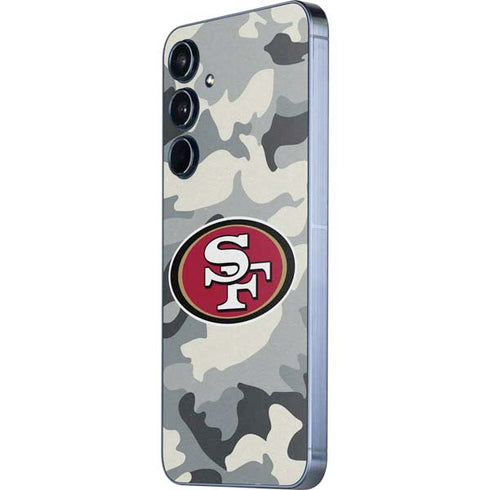 NFL San Francisco 49ers Camo Galaxy A55 5G Skin