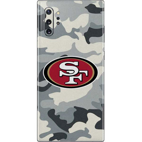 NFL San Francisco 49ers Camo Galaxy Note 10 Plus Skin
