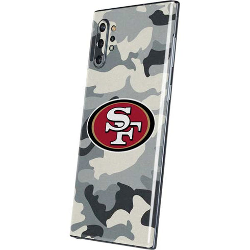 NFL San Francisco 49ers Camo Galaxy Note 10 Plus Skin