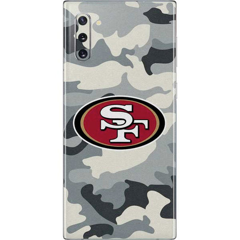 NFL San Francisco 49ers Camo Galaxy Note 10 Skin