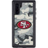 NFL San Francisco 49ers Camo Galaxy Note 10 Waterproof Case