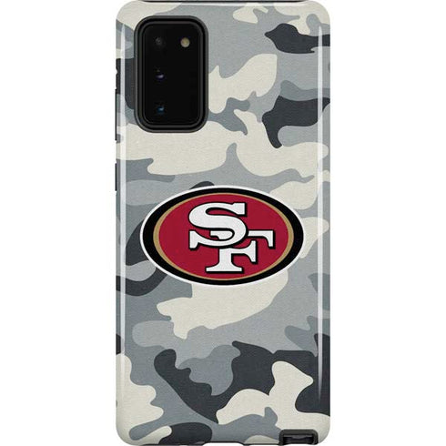 NFL San Francisco 49ers Camo Galaxy Note20 5G Pro Case