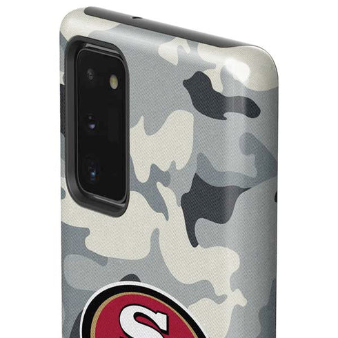NFL San Francisco 49ers Camo Galaxy Note20 5G Pro Case