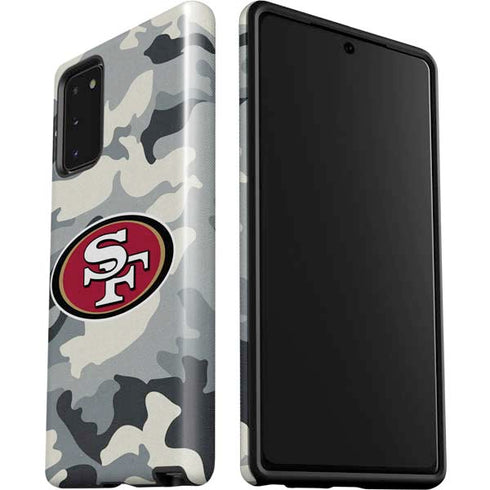 NFL San Francisco 49ers Camo Galaxy Note20 5G Pro Case