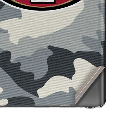 NFL San Francisco 49ers Camo Galaxy Note20 5G Skin