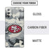 NFL San Francisco 49ers Camo Galaxy Note20 5G Skin