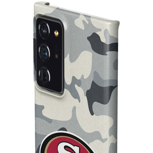 NFL San Francisco 49ers Camo Galaxy Note20 Ultra 5G Lite Case