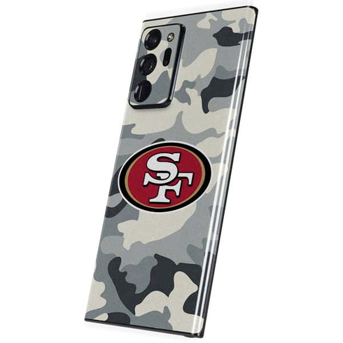 NFL San Francisco 49ers Camo Galaxy Note20 Ultra 5G Skin