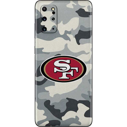NFL San Francisco 49ers Camo Galaxy S20 Plus Skin