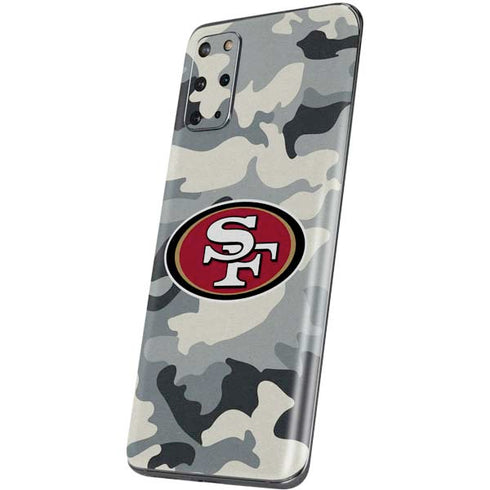 NFL San Francisco 49ers Camo Galaxy S20 Plus Skin