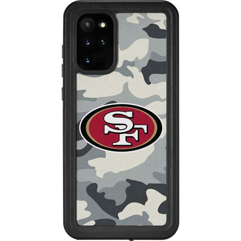 NFL San Francisco 49ers Camo Galaxy S20 Plus Waterproof Case