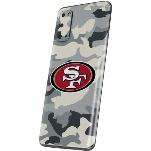NFL San Francisco 49ers Camo Galaxy S20 Skin
