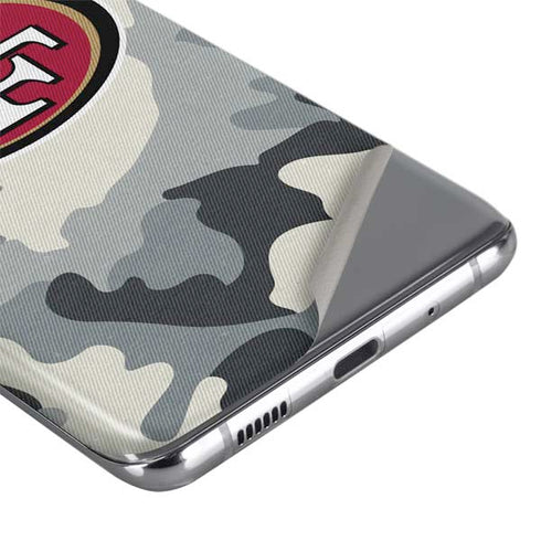 NFL San Francisco 49ers Camo Galaxy S20 Skin