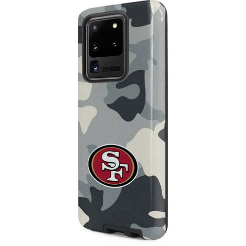 NFL San Francisco 49ers Camo Galaxy S20 Ultra 5G Pro Case
