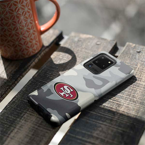 NFL San Francisco 49ers Camo Galaxy S20 Ultra 5G Pro Case