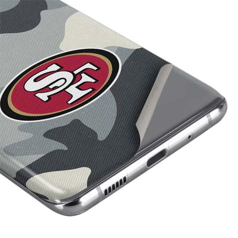 NFL San Francisco 49ers Camo Galaxy S20 Ultra 5G Skin