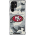 NFL San Francisco 49ers Camo Galaxy S23 Ultra Clear Case