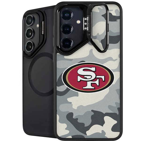 NFL San Francisco 49ers Camo Galaxy S25 Kickstand Case