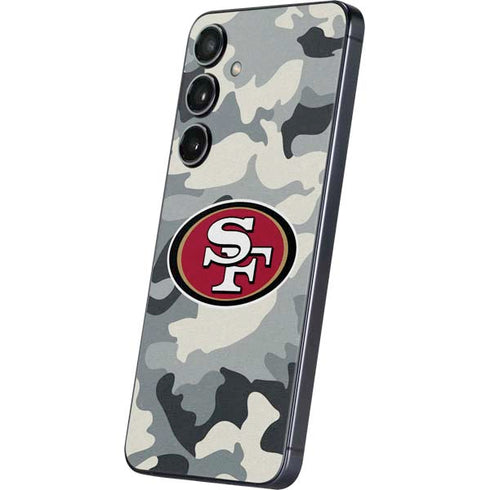 NFL San Francisco 49ers Camo Galaxy S25 Plus Skin