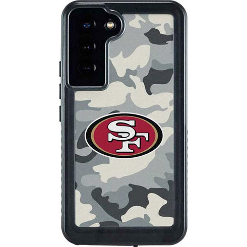NFL San Francisco 49ers Camo Galaxy S24 Plus Waterproof Case