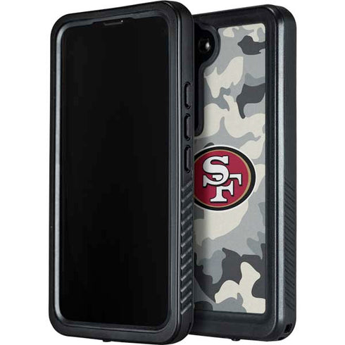 NFL San Francisco 49ers Camo Galaxy S24 Plus Waterproof Case