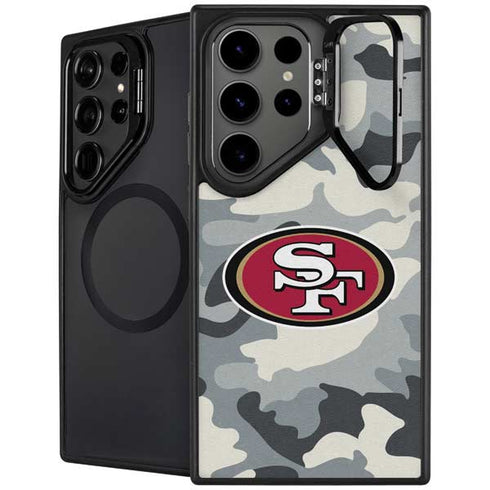 NFL San Francisco 49ers Camo Galaxy S24 Ultra Kickstand Case