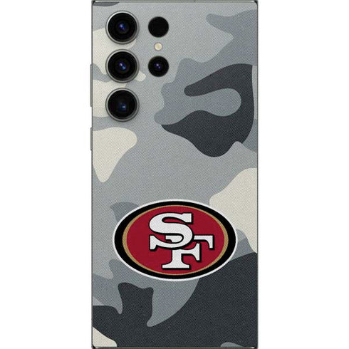 NFL San Francisco 49ers Camo Galaxy S24 Ultra Skin