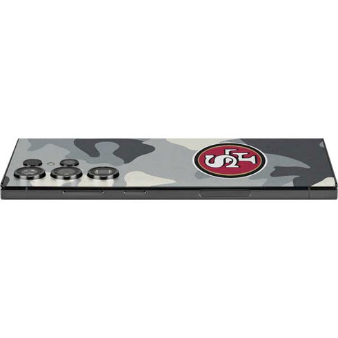 NFL San Francisco 49ers Camo Galaxy S25 Ultra Skin