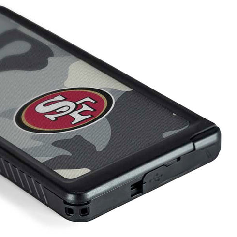 NFL San Francisco 49ers Camo Galaxy S24 Ultra Waterproof Case