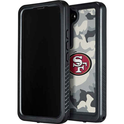 NFL San Francisco 49ers Camo Galaxy S24 Waterproof Case