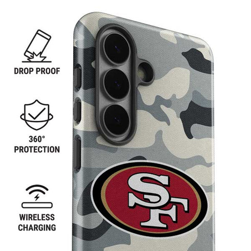 NFL San Francisco 49ers Camo Galaxy S26 Impact Case