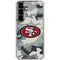 NFL San Francisco 49ers Camo Galaxy S26 Plus Clear Case