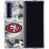NFL San Francisco 49ers Camo Galaxy Z Fold6 Clear Case