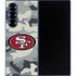 NFL San Francisco 49ers Camo Galaxy Z Fold6 Skin