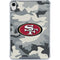 NFL San Francisco 49ers Camo iPad 11th Gen (2025) Clear Case