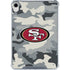 NFL San Francisco 49ers Camo iPad 11th Gen (2025) Clear Case