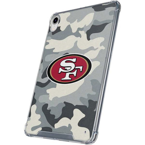 NFL San Francisco 49ers Camo iPad 11th Gen (2025) Clear Case
