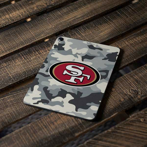 NFL San Francisco 49ers Camo Apple iPad Pro Skin