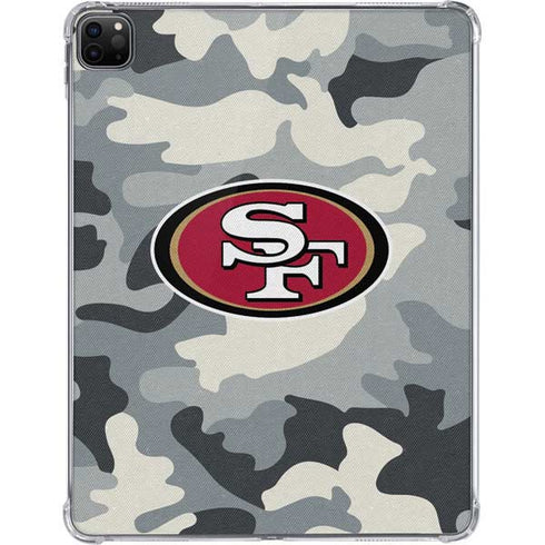 NFL San Francisco 49ers Camo iPad Pro 11in (2024) Clear Case