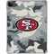 NFL San Francisco 49ers Camo iPad Pro 11in (2024) Clear Case