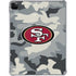 NFL San Francisco 49ers Camo iPad Pro 11in (2024) Clear Case