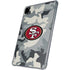 NFL San Francisco 49ers Camo iPad Pro 11in (2024) Clear Case