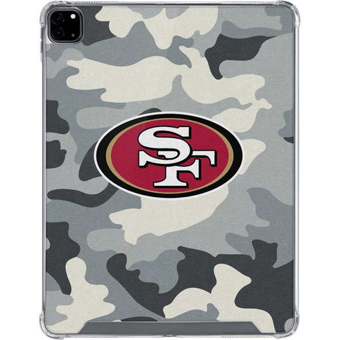 NFL San Francisco 49ers Camo iPad Pro 12.9in (2020) Clear Case