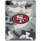NFL San Francisco 49ers Camo iPad Pro 12.9in (2020) Clear Case