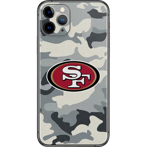 NFL San Francisco 49ers Camo iPhone 11 Pro Skin