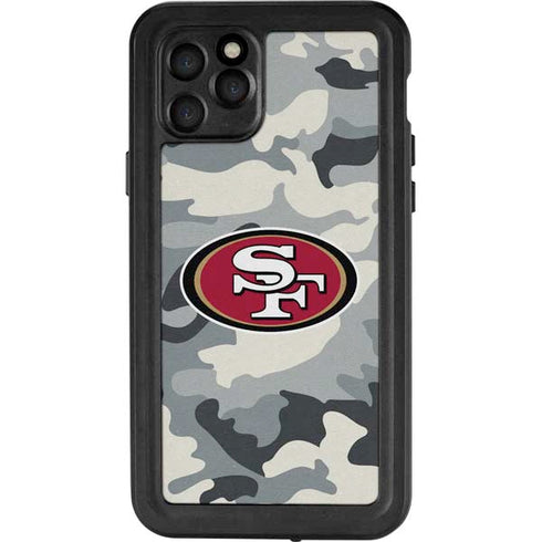 NFL San Francisco 49ers Camo iPhone 11 Pro Waterproof Case
