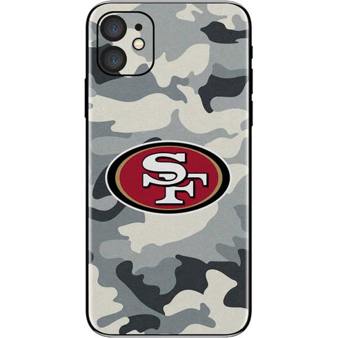 NFL San Francisco 49ers Camo iPhone 11 Skin